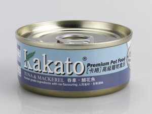 Kakato Cat & Dog Tuna & Mackerel Canned Food 70g